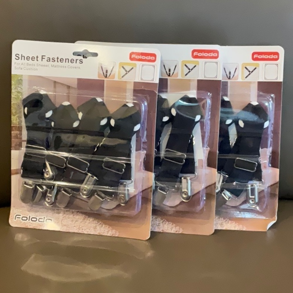 Bed Sheet Fasteners 4 pieces